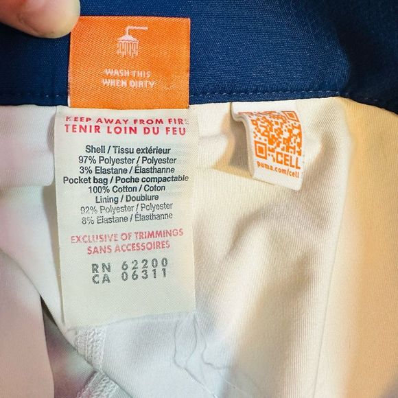 Puma Dark Blue Life Style Athletic Golf Skirt Size 8 - Picture 8 of 10